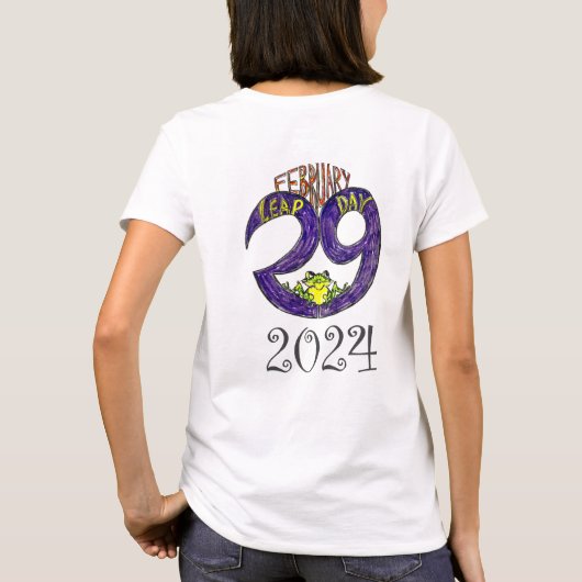 LEAP-JAHR 2024 T-Shirt (Rückseite)