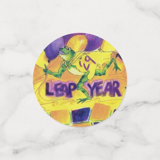 LEAP JAHR KONFETTI (Klein Vorderseite)
