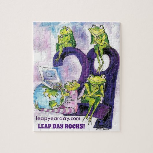 LEAP-JAHRESTAG FEBRUAR 29 PUZZLE (Vertikal)