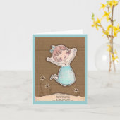 Leap Karton Collage - Karte (Gelbe Blume)