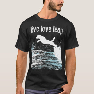 Leap Live Liebe - Agility Kanine - Hundesport - T-Shirt