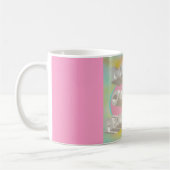Leap Over Humps Kunst Design mickrige Pastellfarbe Kaffeetasse (Links)