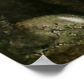 "Leap the Elk" Wasserfarbe von John Bauer Poster (Ecke)