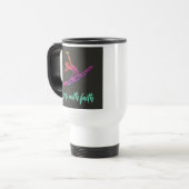 "Leap with Faith" Reisecoffee Mug Reisebecher (Vorderseite Links)