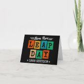 Leap Year 1988 Geboren Selten 1988 Leap Day Geburt Karte (Vorderseite)