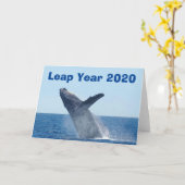 Leap Year 2020 Karte (Gelbe Blume)