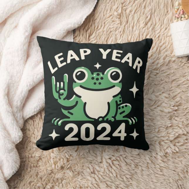 Leap Year 2024 Frog Kissen (Decke)