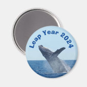 Leap Year 2024 Magnet (Vorderseite/Rückseite)