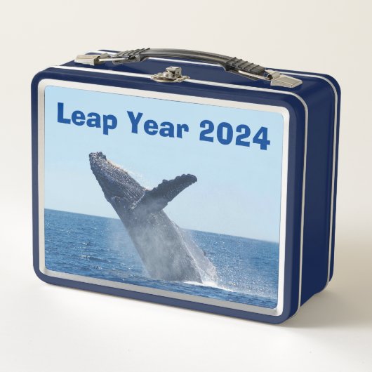 Leap Year 2024 Metall Brotdose (Vorderseite)