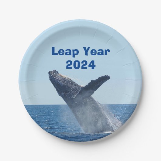 Leap Year 2024 Pappteller (Vorderseite)