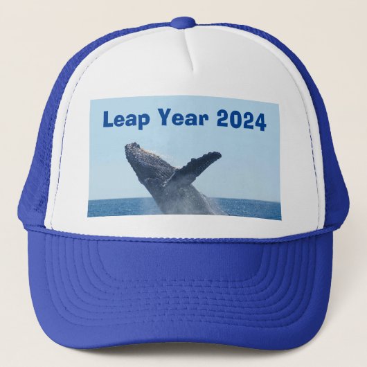 Leap Year 2024 Truckerkappe (Vorderseite)