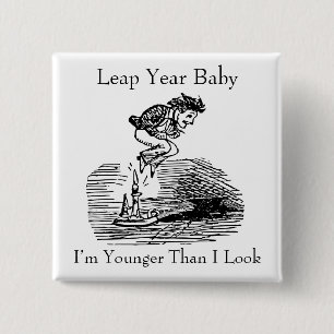 Leap Year Baby Button