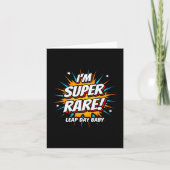 Leap Year Birthday 29. Leap Day Geburtstag Karte (Vorderseite)