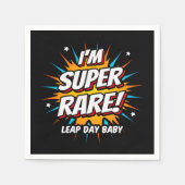 Leap Year Birthday 29. Leap Day Geburtstag Serviette (Vorderseite)