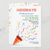 Leap Year Birthday Celebration Einladung (Vorne/Hinten)