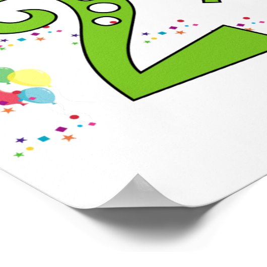 Leap Year Birthday Feb. 29 Poster (Ecke)