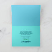 Leap Year Birthday, Frogs and Lotus' in Pond Karte (Innenseite)