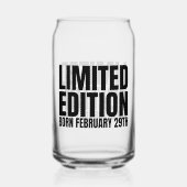 Leap Year Birthday Geboren 29. Februar Leap Day Dosenglas (Vorderseite)