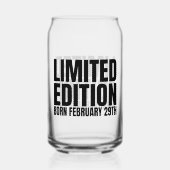 Leap Year Birthday Geboren 29. Februar Leap Day Dosenglas (Rückseite)