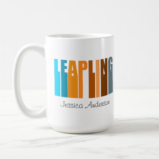 Leap Year Birthday Geboren 29. Februar Leapling Kaffeetasse (Links)