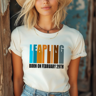 Leap Year Birthday Geboren 29. Februar Leapling T-Shirt