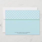 Leap Year Boy Photo Birth Announcement Invitation Einladung (Rückseite)