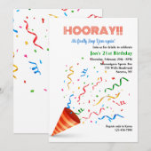 Leap Year Celebration Einladung (Vorne/Hinten)