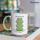 Leap Year Forever Young 3 Frösche Feb 29 Feier Tasse