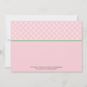 Leap Year Girl Foto Geburtsankündigung Einladung (Rückseite)