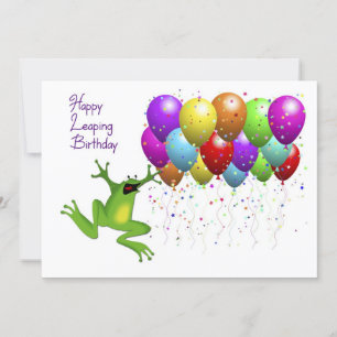 Leap Year Happy Birthday Card Karte
