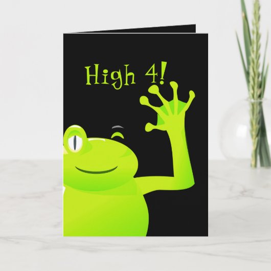 Leap Year/Leap Day Baby Birthday Card Karte (Vorderseite)