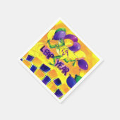Leap Year Napkins Balloons Serviette (Ecke)