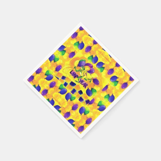 Leap Year Napkins zum Party oder Abendessen Serviette (Ecke)