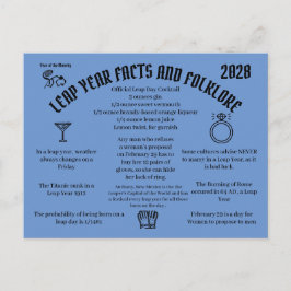 Leap Year  Postcard  Postcrossing card Postkarte