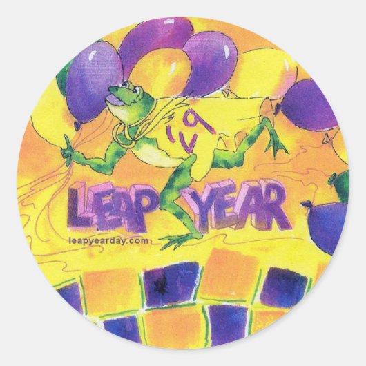 Leap Year Sticker (Vorderseite)