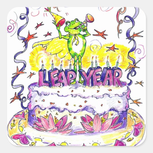 Leap Year Sticker (Vorderseite)