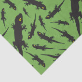 Leapard Reptile Bright Green Gecko Seidenpapier (Detail)