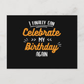 Leaper Leape Leap Day, wo ich feiern kann mein B Postkarte (Vorderseite)