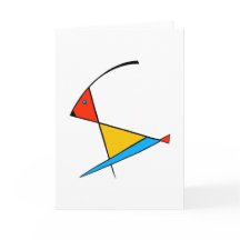 Leapfrog Hare Blank Grußkarte