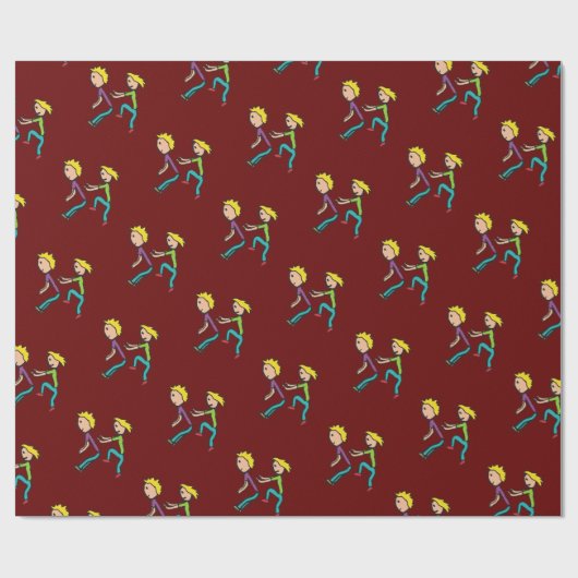 Leapfrosch Geschenkpapier (Flach)