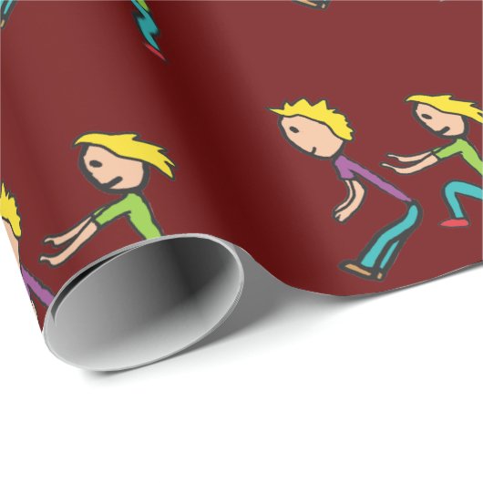 Leapfrosch Geschenkpapier (Rolleneckpunkt)