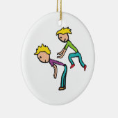 Leapfrosch Keramik Ornament (Rechts)