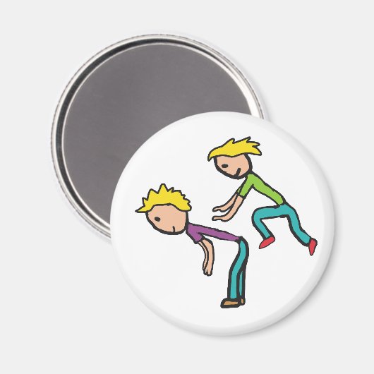 Leapfrosch Magnet (Vorderseite/Rückseite)