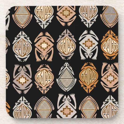 Leapin-Frösche Getränkeuntersetzer (Vorderseite)