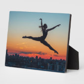 Leaping Ballerina Fotoplatte (Seite)