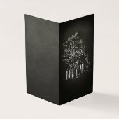 Leaping Deer Holiday Chalkboard Zeichnend (Vorderseite)