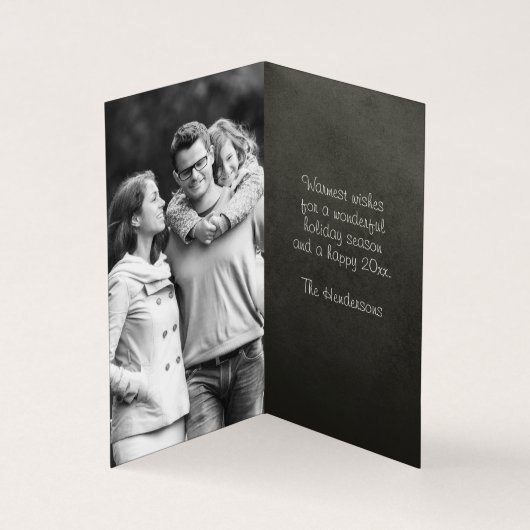 Leaping Deer Holiday Chalkboard Zeichnend (Innenseite)