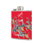 Leaping Deferweihnachtsfest Flachmann (Links)