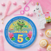 Leaping Frog Anpassen der Papierplatte Party 9 Zol Pappteller (Party)