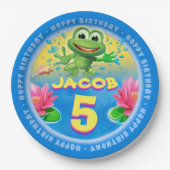 Leaping Frog Anpassen der Papierplatte Party 9 Zol Pappteller (Vorderseite)